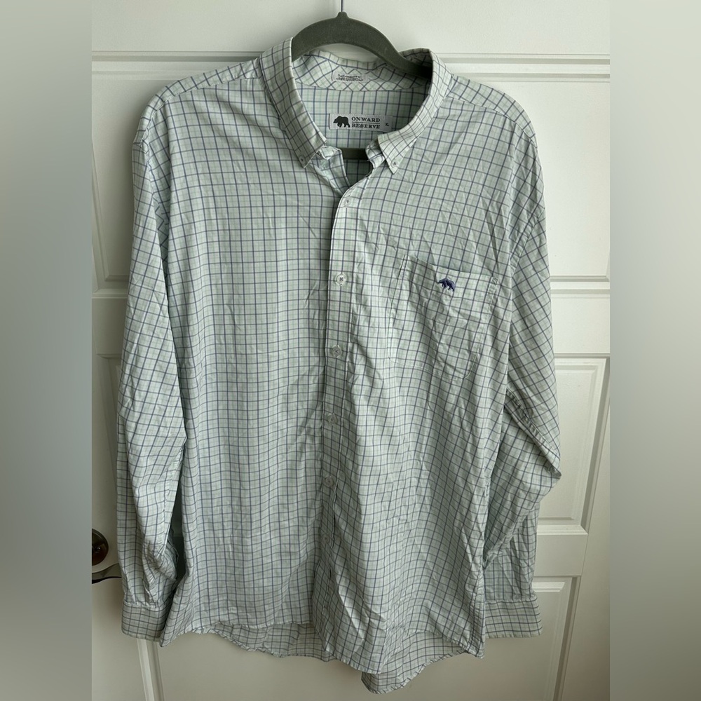 Onward Reserve Men's Long-Sleeve Button-Down  Shirt Size XL
